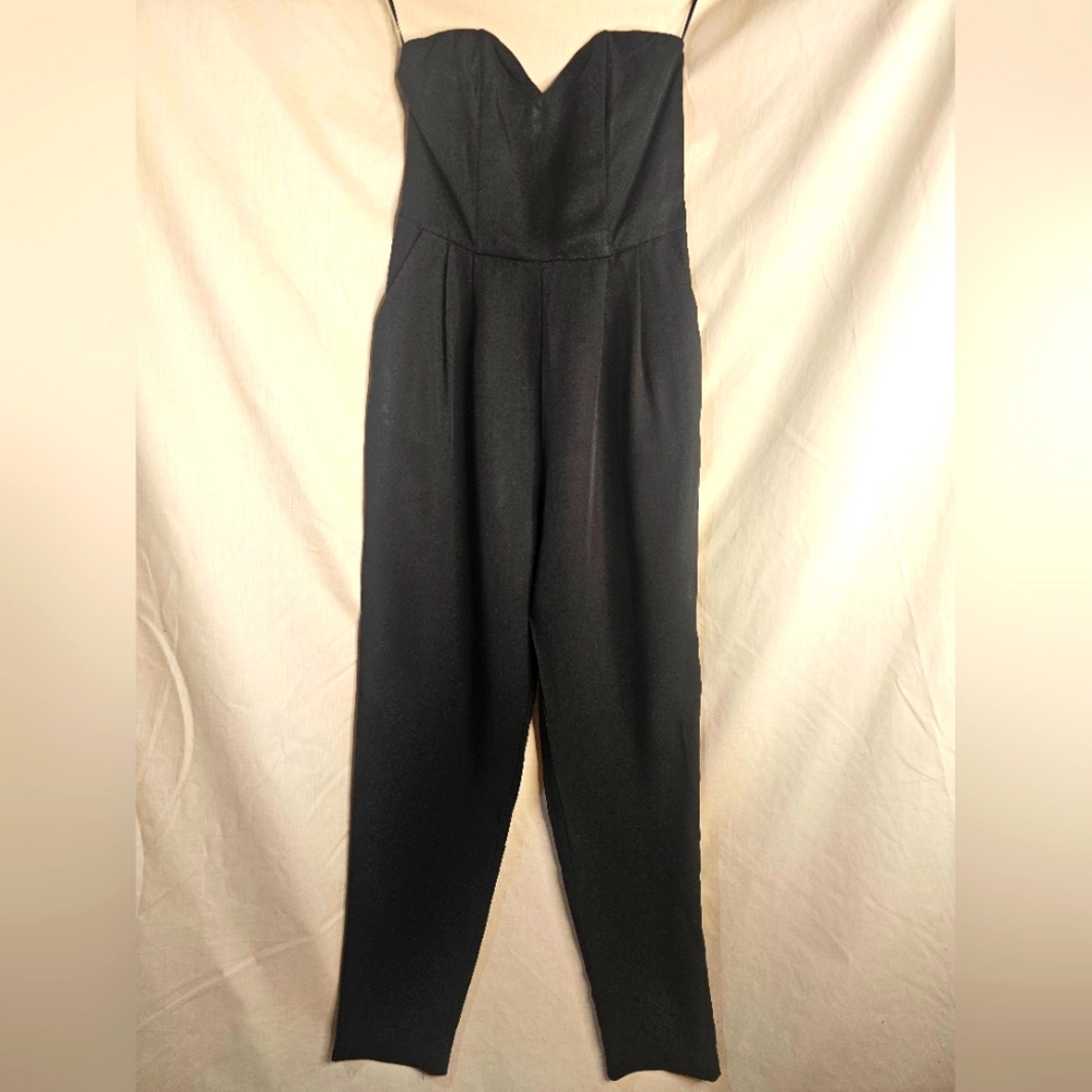 H&M Women Pants Jumpsuit,Size 8, Color: black
